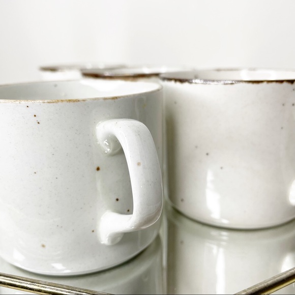 Set of 4 Brown Speckle Mini Mugs - Picture 12 of 16